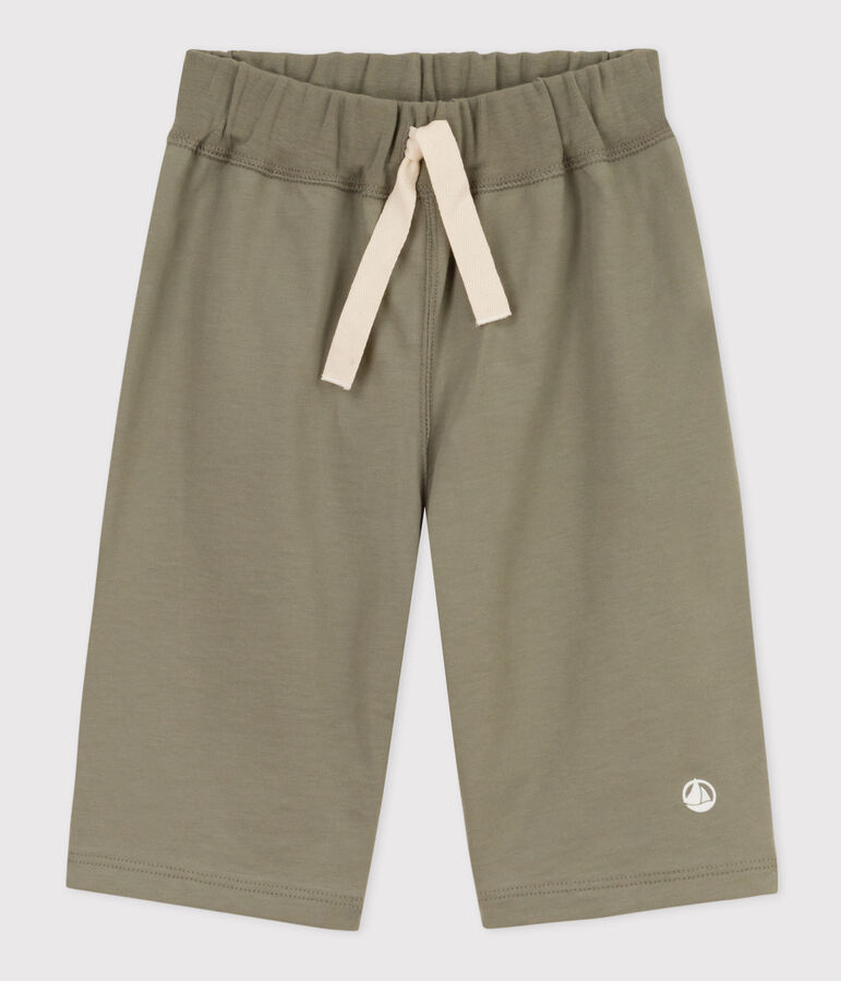 Kinder-Bermudashorts aus Baumwolle f&uuml;r Jungen gr&uuml;n
