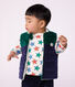 &Auml;rmellose Baby-Winterjacke aus Feincord und Sherpa zum Wenden