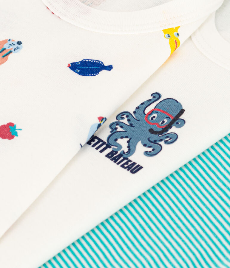 3er-Set Unterhemden aus Baumwolle f&uuml;r Jungen variante 1