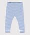 Baby-Leggings aus Baumwolle mit Streifen blau MILK/ PERSE
