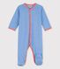 Gestreifter Baby-Strampler aus Bio-Baumwolle