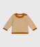Baby-Pullover aus Woll- und Baumwollstrick ECUREUIL/ AVALANCHE