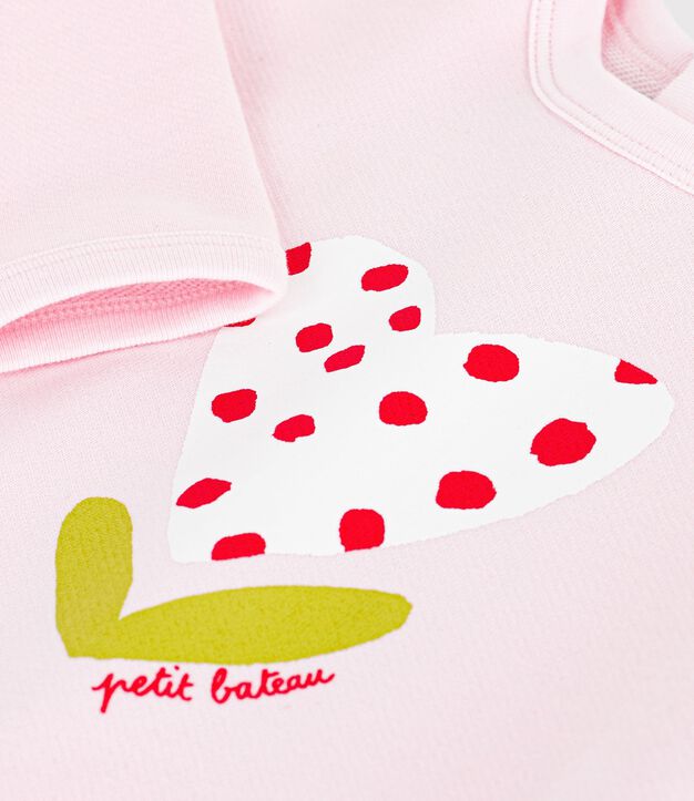 Baby-Sweatshirt aus Baumwolle mit Muster BARELY