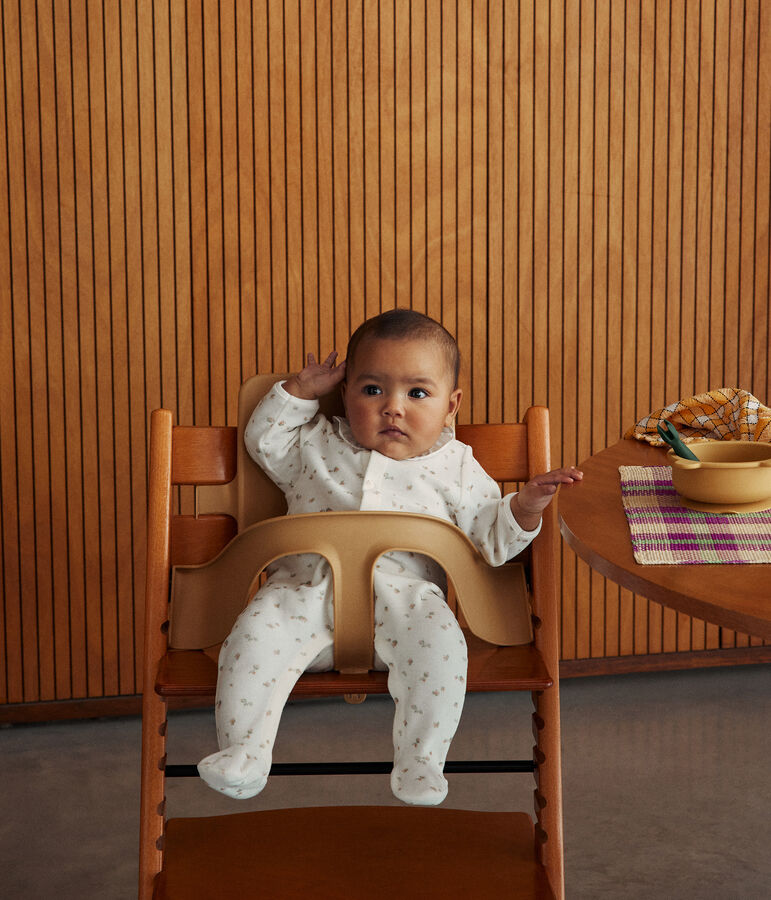 Strampler aus Nicki weiss/vielfarbig