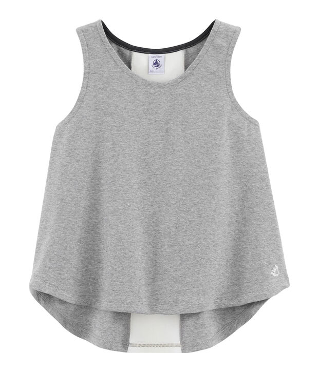 Sport-Tanktop f&uuml;r M&auml;dchen grau