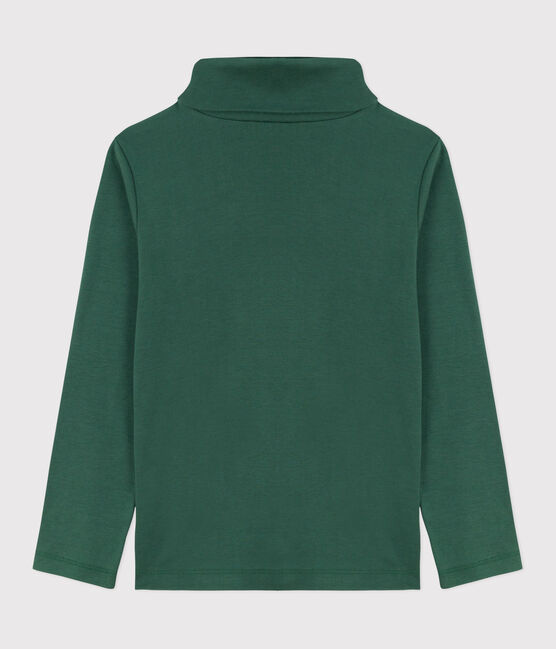 Kinder-Rollkragenshirt aus einfarbiger Baumwolle WILLOW
