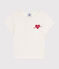 Kurzärmeliges Kinder-T-Shirt mit Muster naturfarben MILK