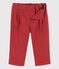 Baby-Hose aus Serge-Stoff braun OMBRIE