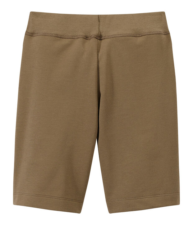 Jungen-Bermudashorts aus schwerem Jersey braun
