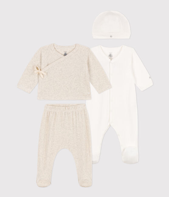 Vierteiliges Baby-Set aus Baumwolle variante 1