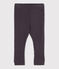 Baby-Leggings aus Rippstrick grau DUMBO