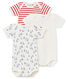 Baby Jungen Kurzarmbodys im 3er-Set