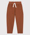 Kinderhose aus gestepptem Doppeljersey braun CINA