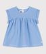 Kurzärmelige Baby-Bluse aus Bio-Baumwolle