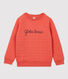 Kinder-Sweatshirt aus gestepptem Doppeljersey für Mädchen / Jungen