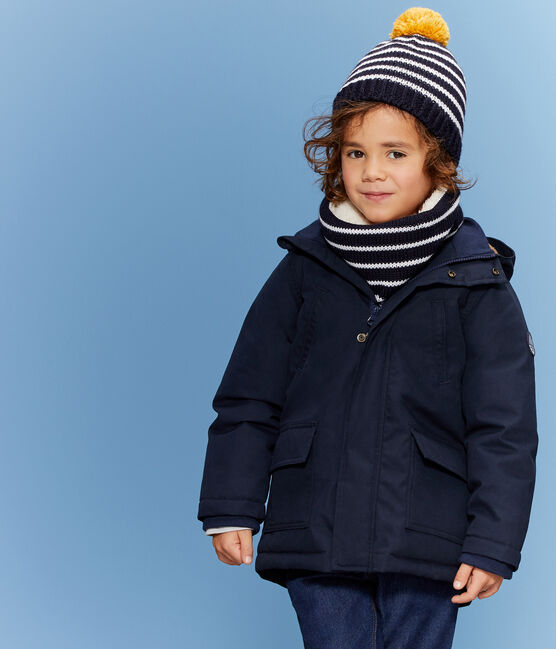 Kinder-Schlauchschal, unisex blau SMOKING/weiss MARSHMALLOW