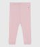 Baby-Leggings aus einfarbiger Baumwolle rosa JOLI