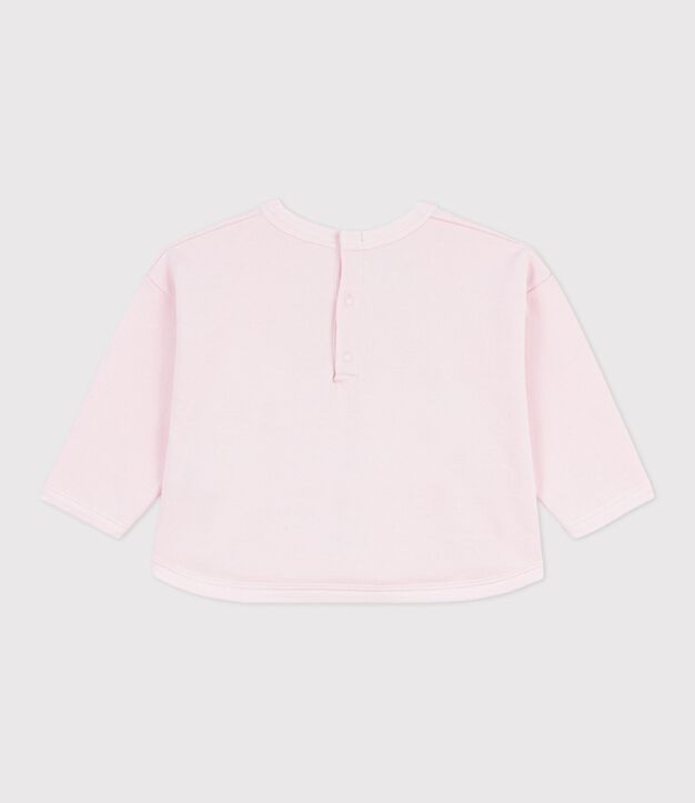 Baby-Sweatshirt aus Baumwolle mit Muster BARELY