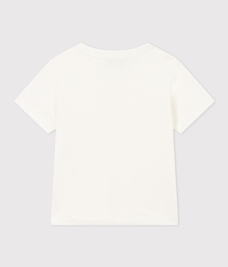 Kurz&auml;rmeliges T-Shirt f&uuml;r Jungen weiss