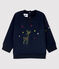 Baby-Sweatshirt aus Molton für Jungen blau SMOKING