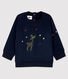 Baby-Sweatshirt aus Molton für Jungen