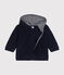 Baby-Sweatshirt aus Polar-Fleece blau SMOKING