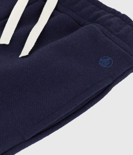Kinder-Jogginghose aus Molton für Mädchen blau SMOKING