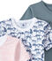 Jungen-Kurzarmshirts im 3er-Set weiss LOT