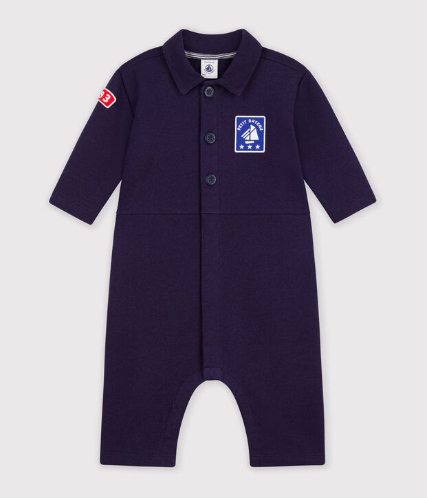 Langer Baby-Overall aus einfarbiger Baumwolle SOIR
