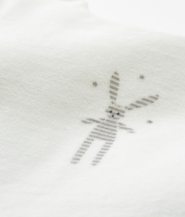 Babystrampler aus Samt weiss