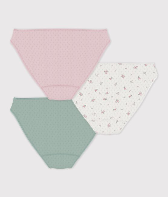 Set Damen Slips aus Baumwolle mit Lochstickerei variante 1