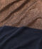 Kurzärmeliges glänzendes leinenkleid damen blau SMOKING/rosa COPPER