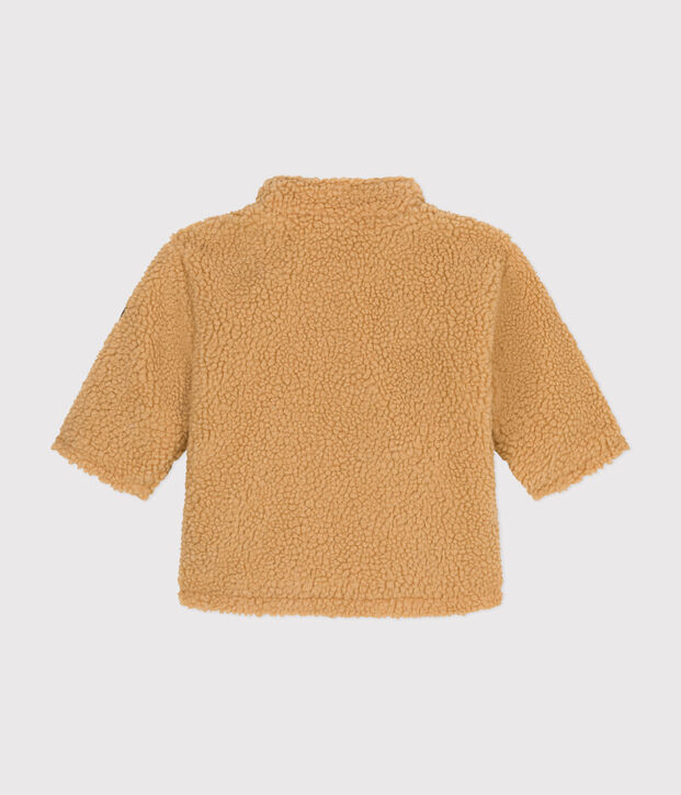 Baby-Jacke aus Sherpa beige