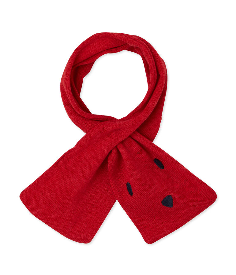 Unisex Baby Schal rot
