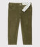 Baby-Cordhose für Jungen grün MILITARY