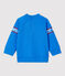 Baby-Sweatshirt aus leichtem Molton blau BRASIER