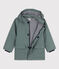 KLASSISCHE KINDER-REGENJACKE AUS RECYCELTEM MATERIAL grün THUYA