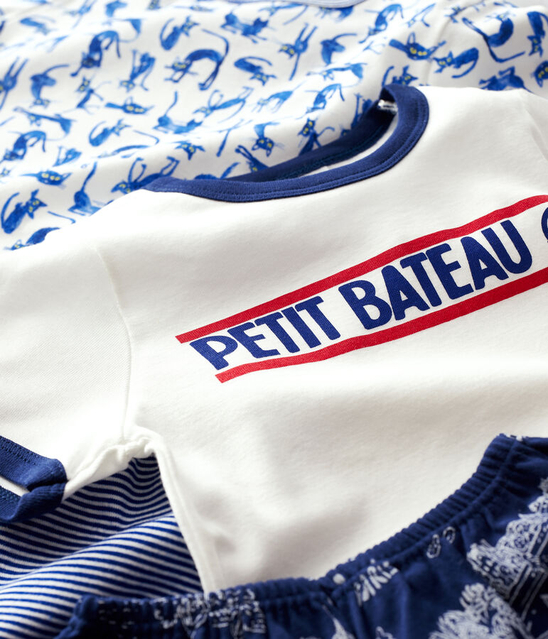 2er-Set Kinder-Kurzpyjamas aus Baumwolle f&uuml;r Jungen vielfarbig