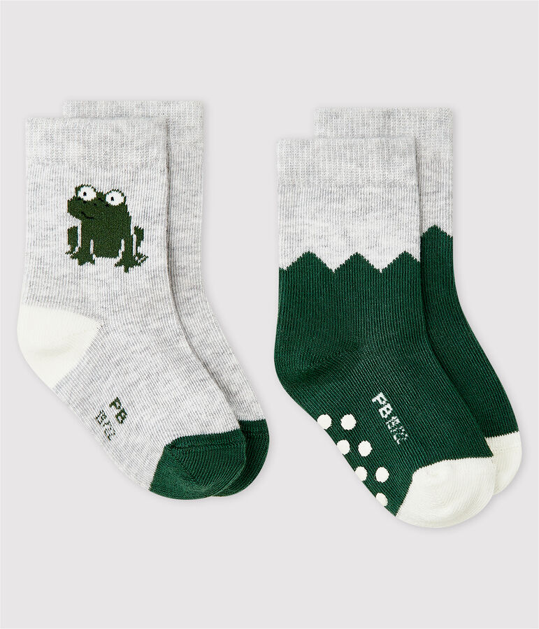 2er-Set Babysocken mit Motiv f&uuml;r Jungen vielfarbig