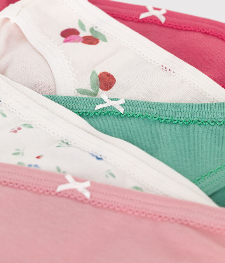 5er-Set Kinder-Slips aus Baumwolle mit Fruchtmotiven variante 1