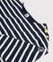 Streifenshirt aus Baumwolle Damen blau SMOKING/weiss MARSHMALLOW