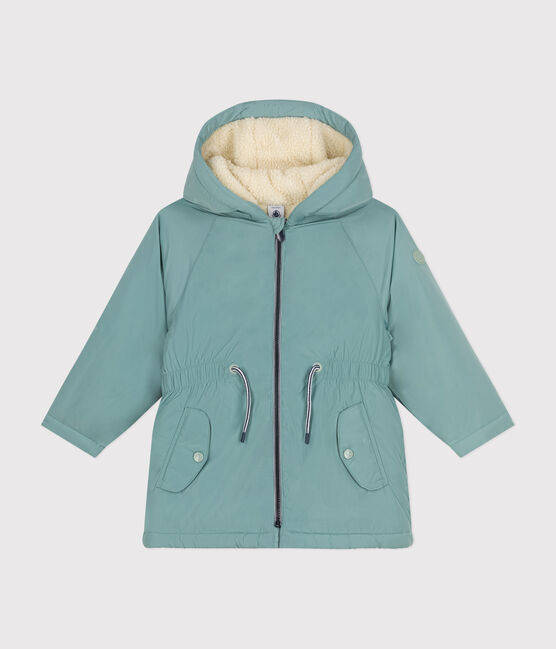 Kinder-Parka für Mädchen grün PAUL