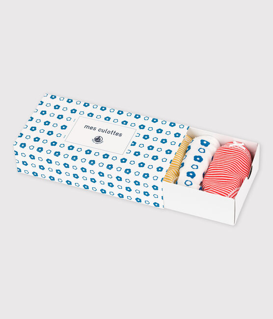 5er-Set Slips aus Baumwolle und Elastan mit Herzmotiv für Mädchen variante 1