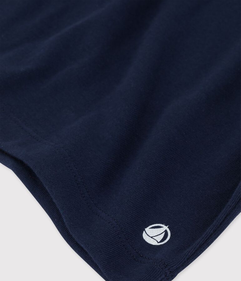 Unterziehpullover aus Baumwolle f&uuml;r M&auml;dchen / Jungen blau SMOKING