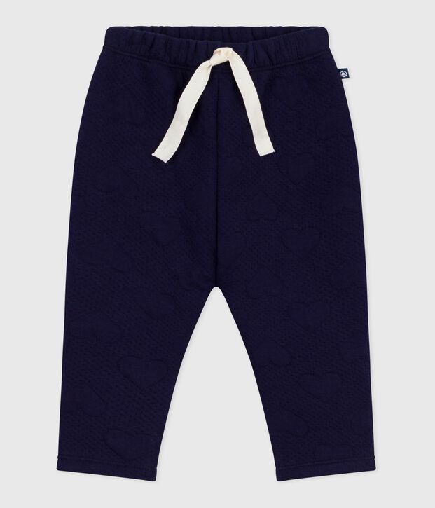 Baby-Hose aus festem Baumwollstoff mit Herzmotiv SOIR
