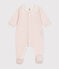 Baby-Strampler aus Baumwolle mit Blumenprint MARSHMALLOW/ PANTY