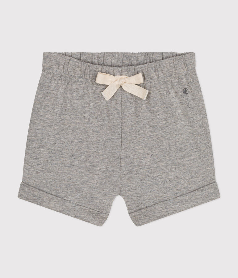 Baby-Shorts aus leichtem Jerseystoff grau