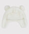 Kindermütze für Mädchen weiss MARSHMALLOW