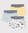 3er-Set Entdecker-Boxershorts aus Baumwolle für Jungen variante 1