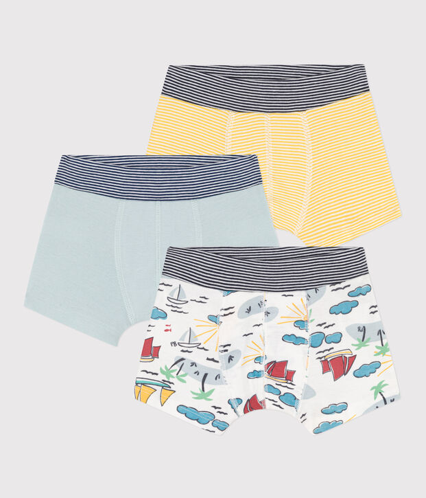 3er-Set Entdecker-Boxershorts aus Baumwolle f&uuml;r Jungen vielfarbig